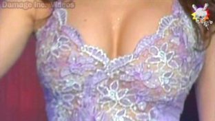Carla Conte tetotas vestido escote hot damageinc mujeres