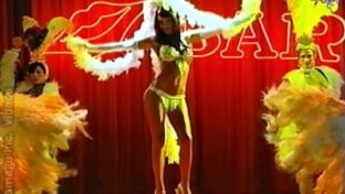 Soledad Fandiño en tanga vedette Son de Fierro TV damageinc famosas