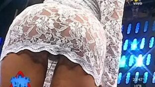 Andrea Rincón upskirt papo transparencias Animales Sueltos TV damageinc famosas