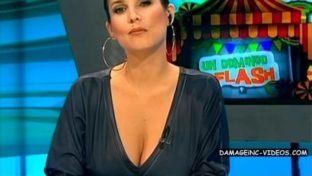 Ursula Vargues tetotas y cara de trola en TV damageinc mujeres