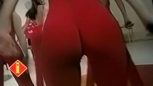 Lorena Liggi Las Diablitas culo calzas rojas baile en TV damageinc videos