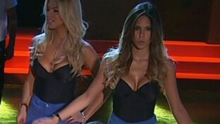 Barby Franco y Ailén Bechara azafatas tetonas A Todo o Nada TV damageinc videos