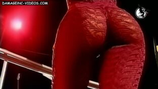 Evangelina Anderson orto en catsuit transparente bailarina Siempre Sábado TV damageinc videos