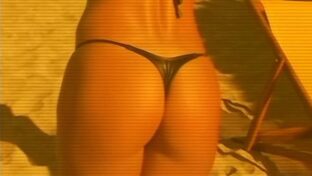 Gaby Figueroa ortazo en tanga negra en la playa damageinc videos