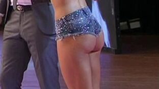 Candela Ruggeri culito fitness en hot shorts Bailando 1016 TV damageinc videos