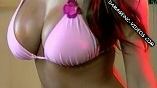 Silvina Luna tetotas bikini rosa Yo te Avisé TV La Peluquería TV damageinc videos