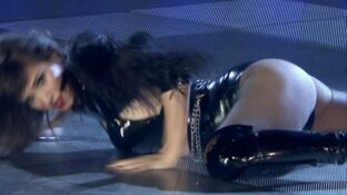 Griselda Siciliani culo en látex negro Bailando 2017 TV damageinc videos