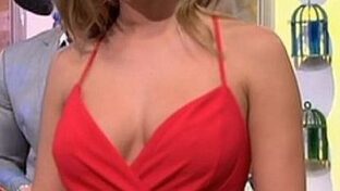 Rocio Robles very sexy in a red dress