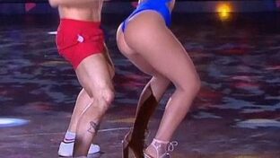 jimena baron perreando el culo en tanga en TV damageinc videos famosas