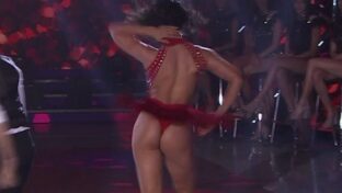 Flor Jazmín Peña upskirt culo tanga roja final bailando 2019 damageinc videos
