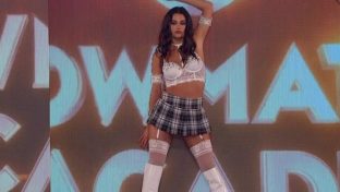 Sofía Jujuy Jiménez colegiala striptease lingerie showmatch damageinc mujeres
