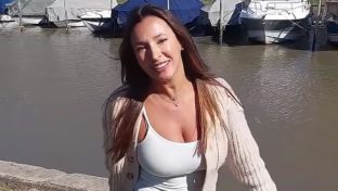 Lorena Franceschetti concheta tetona top blanco escotado damageinc famosas