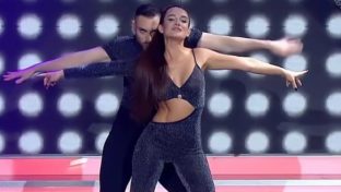 Camila Homs catsuit hot Disco Bailando 2023 damageinc famosas
