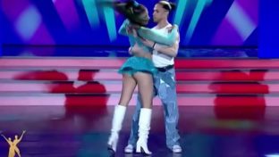 Anabel Sánchez upskirt culo cuarteto Bailando 2023 damageinc famosas
