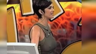 Araceli González pezones marcados en TV Hacelo Por Ella damageinc argentinas
