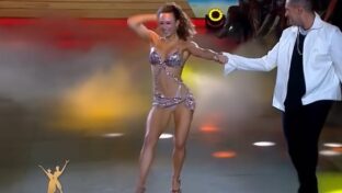 Fiorella Gimenez tanga bachata Bailando 2023 damageinc famosas
