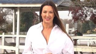 Lorena Franceschetti morocha tetona escote conductora Paralelo Cero TV damageinc famosas
