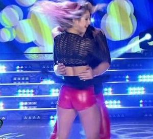 Florencia Vigna tight ass in red shorts damageinc videos HD