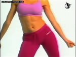 Catherine Fulop leggings in slow motion (her tv show intro)